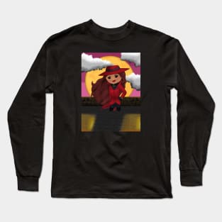 Carmen Sandiego Chibi Long Sleeve T-Shirt